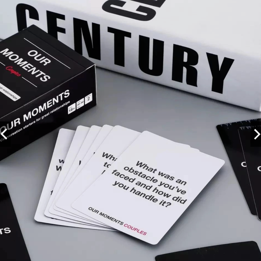 OUR MOMENTS COUPLES CONVERSATION STARTERS FOR GREAT RELATIONSHIPS CARDS