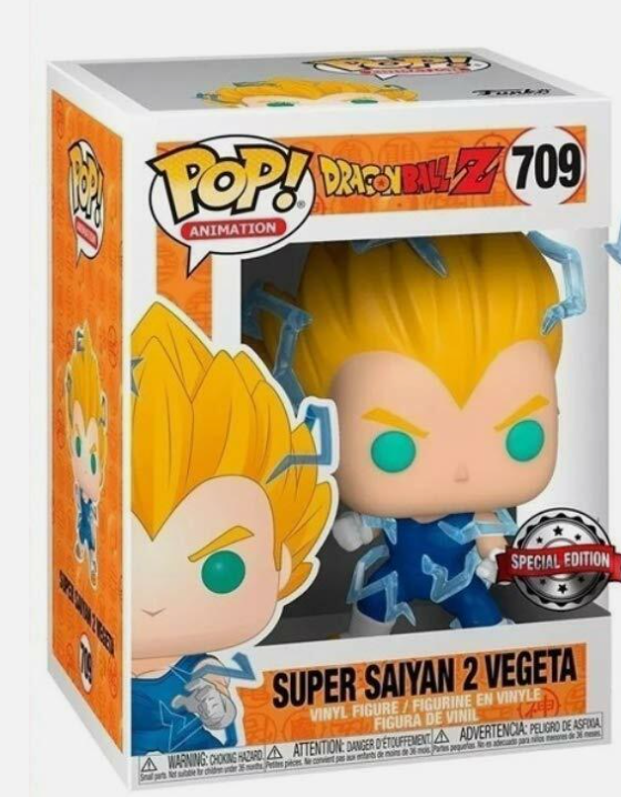 FUNKO POP! DRAGONBALL Z SUPER SAIYAN 2 VEGETA #709
