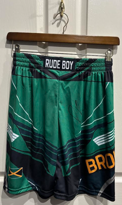 UFC RANDY 'RUDE BOY' BROWN SIGNED FIGHT SHORTS