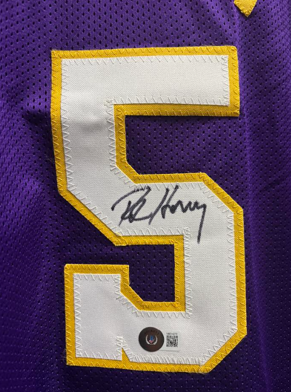 NBA GREAT LA Lakers Robert Horry Signed Jersey With COA