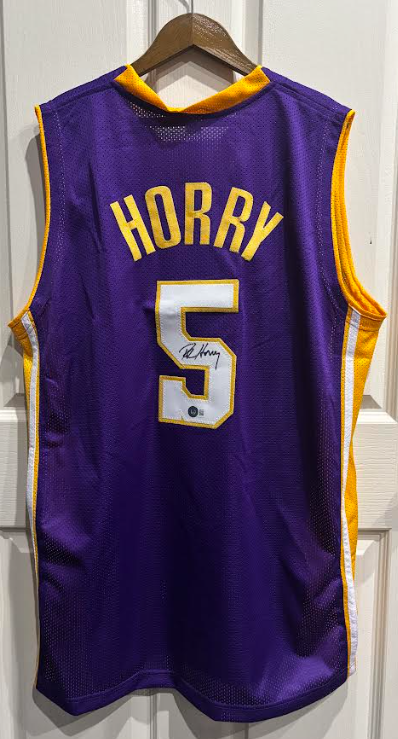 NBA GREAT LA Lakers Robert Horry Signed Jersey With COA