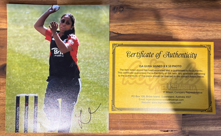 Isa Guha Signed Photo with COA