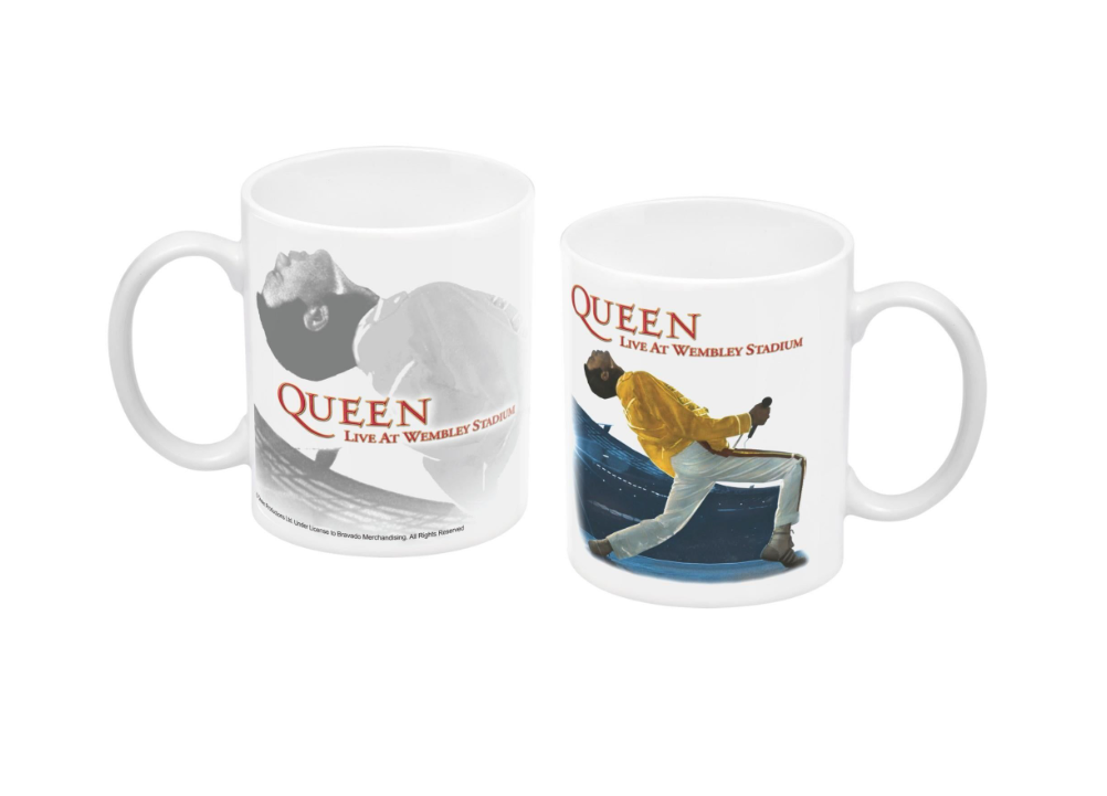 QUEEN Official Merch Live At Wembley Stadium Freddie Mercury Mug