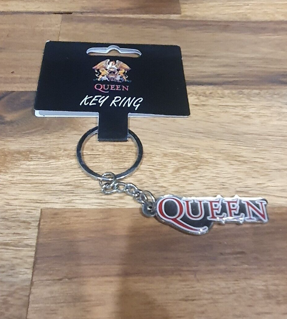 Queen Band Official Metal Keyring - Freddie Mercury