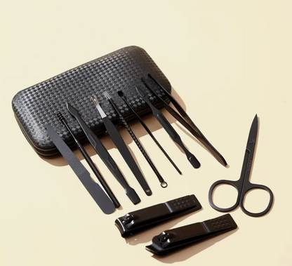 11 Piece Portable Manicure Pedicure Kit