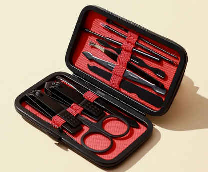 11 Piece Portable Manicure Pedicure Kit