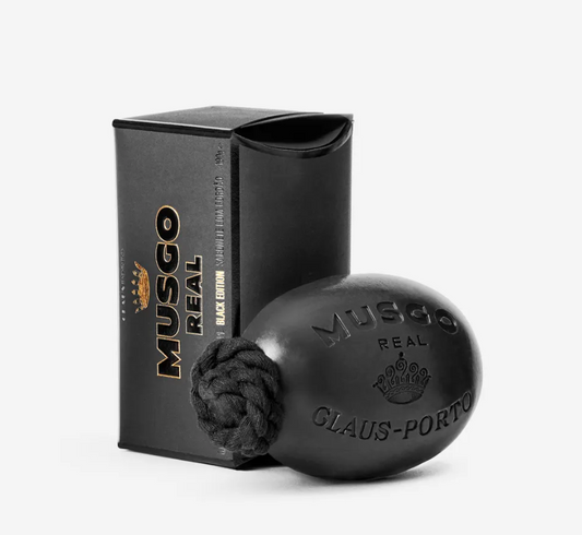 CLAUS PORTO MUSGO REAL SOAP ON A ROPE BLACK EDITION