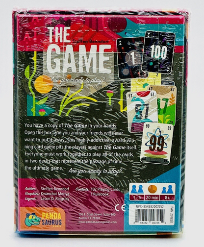 THE GAME by Steffen Benndorf Playing Card Game Pandasaurus Games