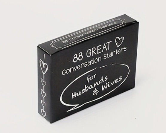 88 Great Conversation Starters for Husbands and Wives – Romantic Card Game