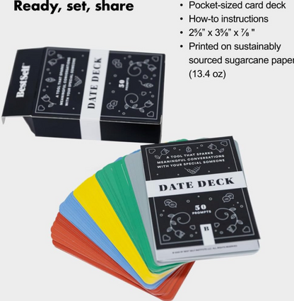 Bestself Co. Date Deck Exciting, Engaging, and Thought-Provoking Conversation