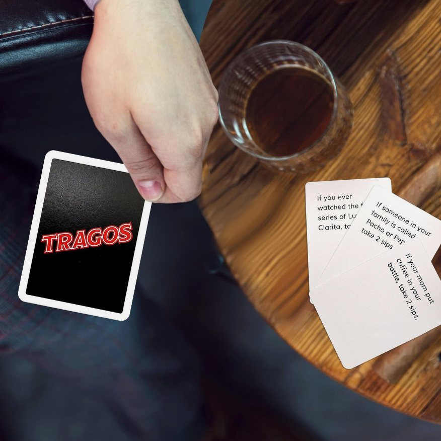 Tragos Board Game Party Drinking Card Game for Adults