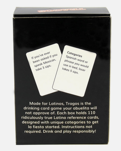 Tragos Board Game Party Drinking Card Game for Adults