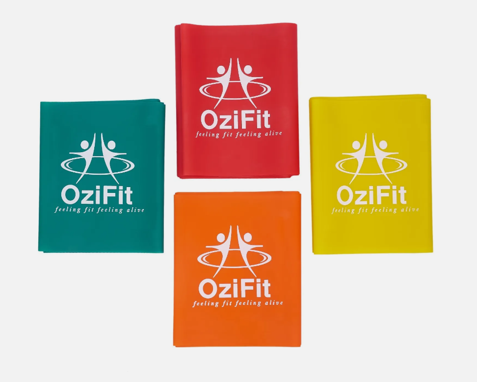 OziFit Physio Bands Stretch Resistance Exercise Strap | Great Rehab Tool