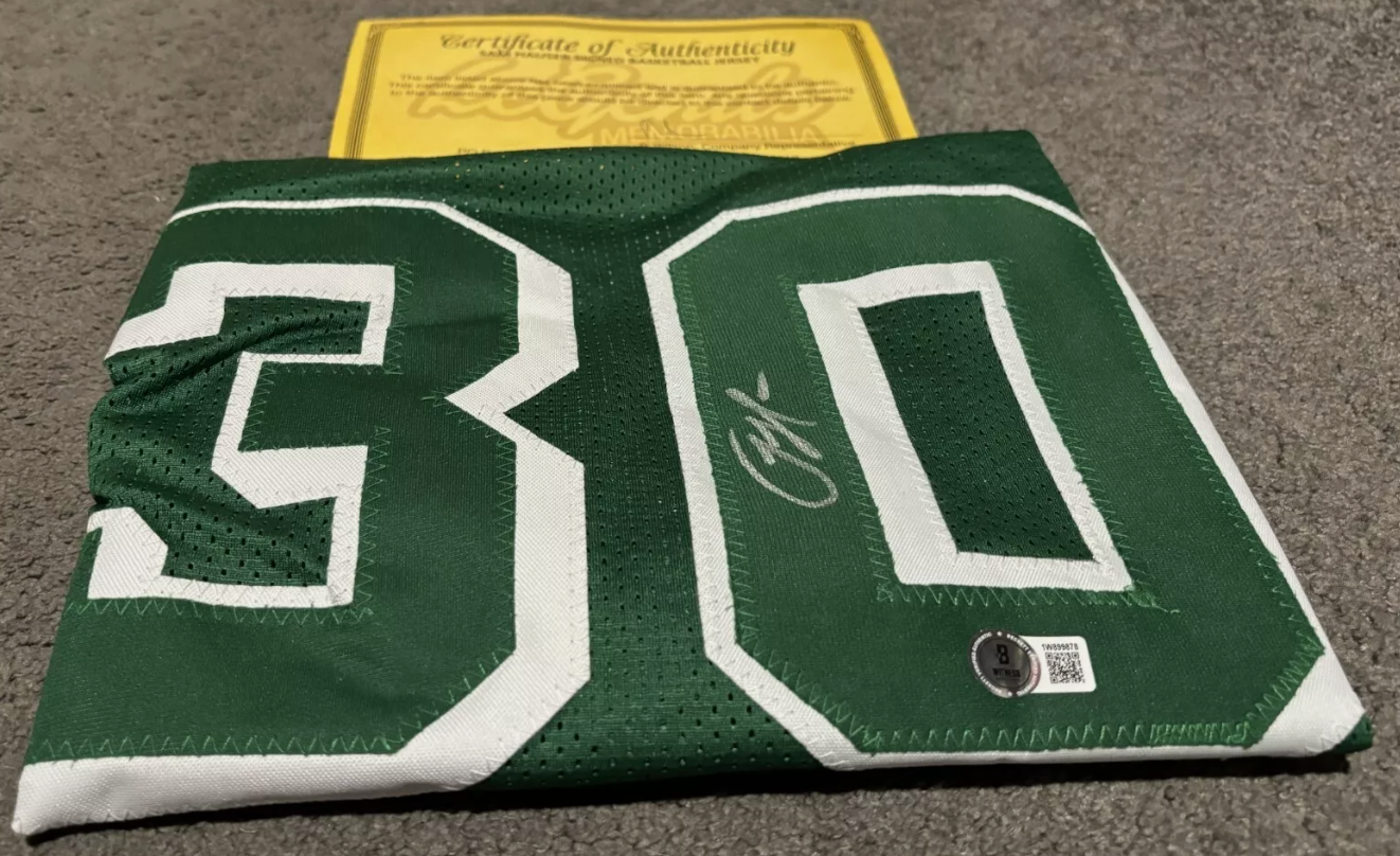 Boston Celtics Sam Hauser 23/24 Signed Jersey With COA