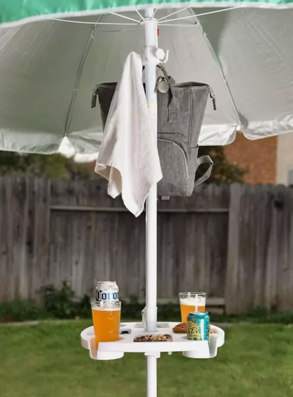 Savail 16.5 Inch Umbrella Table Tray + Free Clip on Hook