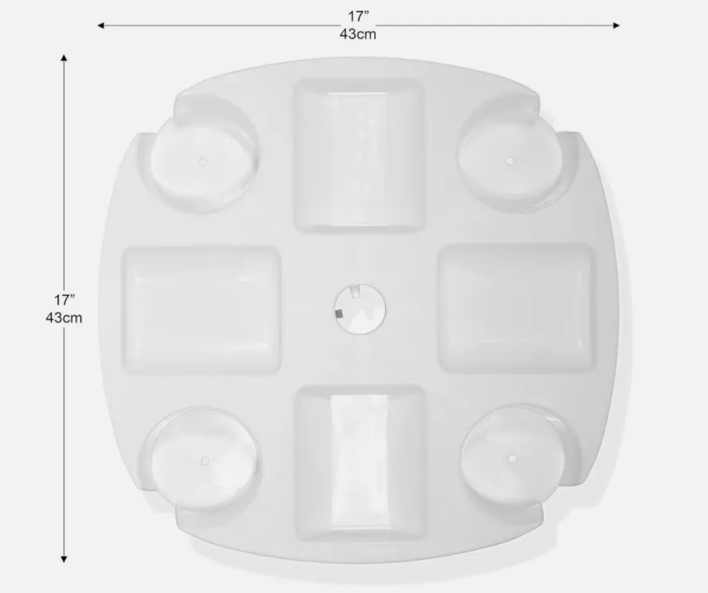 Savail 16.5 Inch Umbrella Table Tray + Free Clip on Hook