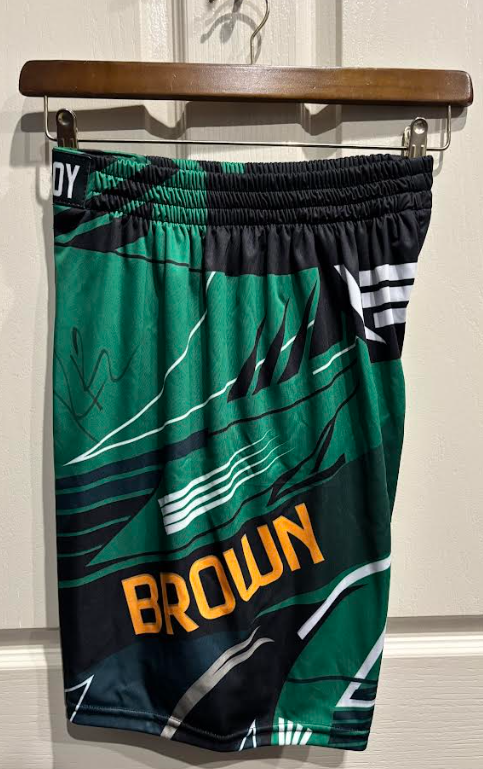 UFC RANDY 'RUDE BOY' BROWN SIGNED FIGHT SHORTS
