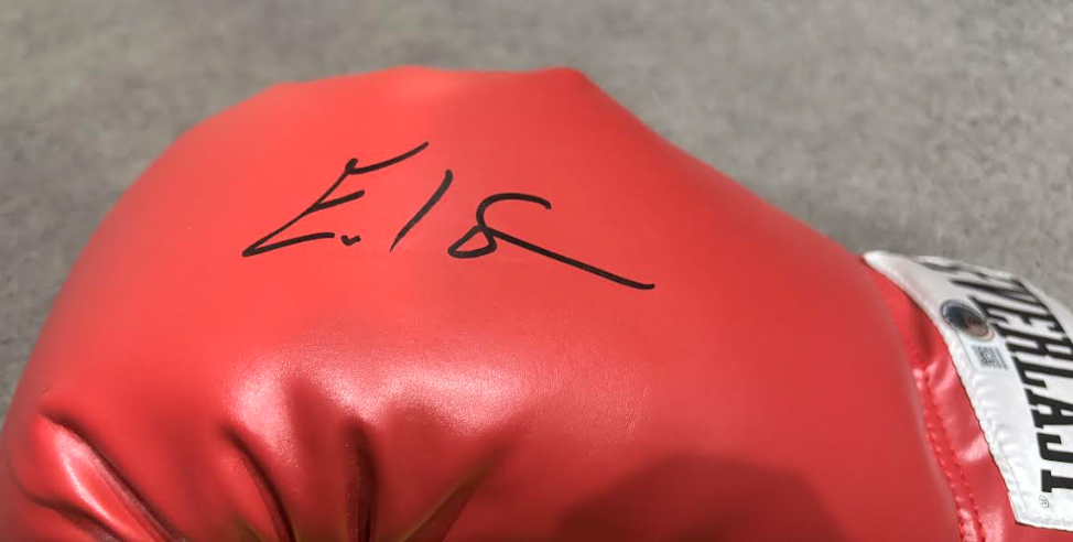 Errol Spence signed glove with Certificate of Authenticity