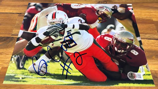 Graig Cooper Signed NFL Photo with COA
