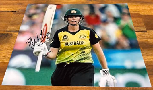 Australian Cricketer Beth Mooney Signed ODI Photo with COA