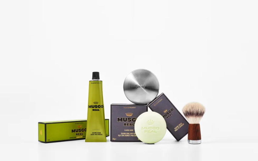CLAUS PORTO MUSGO REAL SHAVING BRUSH BLACK EDITION